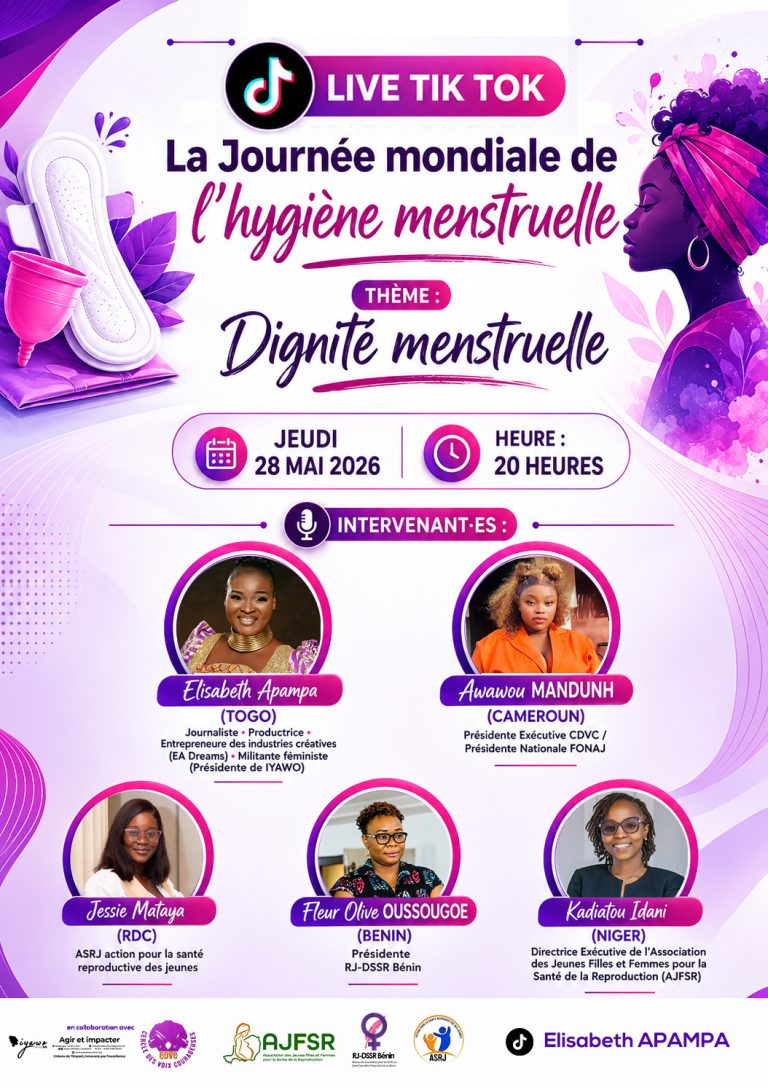 28 MAI : PARLER DE DIGNITÉ MENSTRUELLE